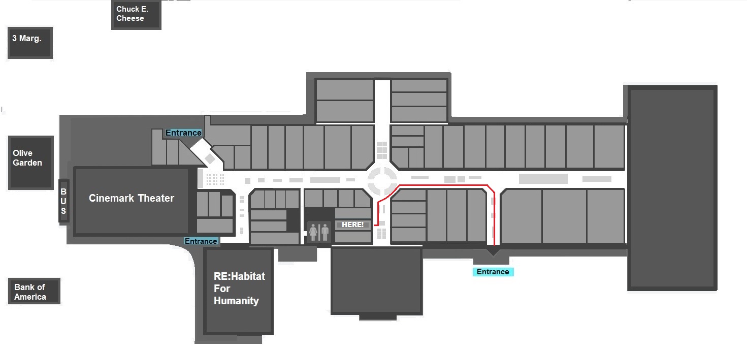 Path from Entrance 3